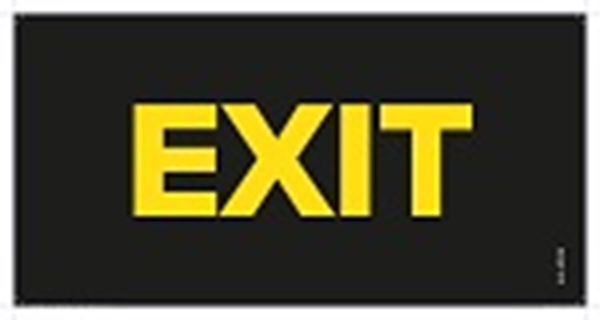 Show details for Exit Sign